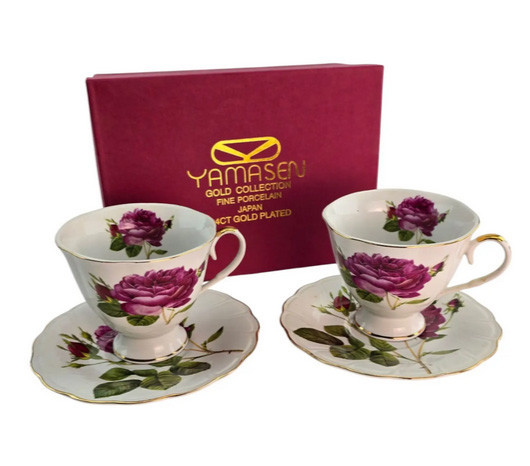 Сервиз подарочный фарфор на 2 персоны Розы Киев - изображение 1