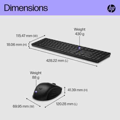 Комплект HP 650 Wireless UA Black (4R013AA) Вінниця