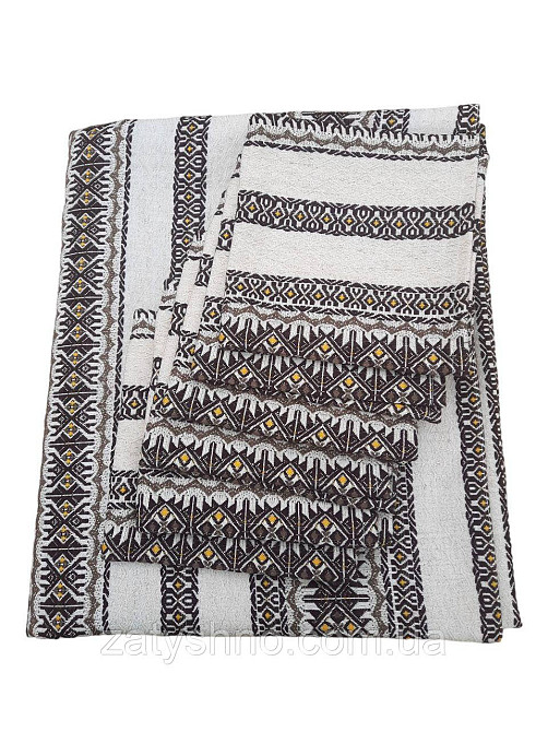 Кофейная  скатерть с салфетками  вышитая  230*140 Киев - изображение 8