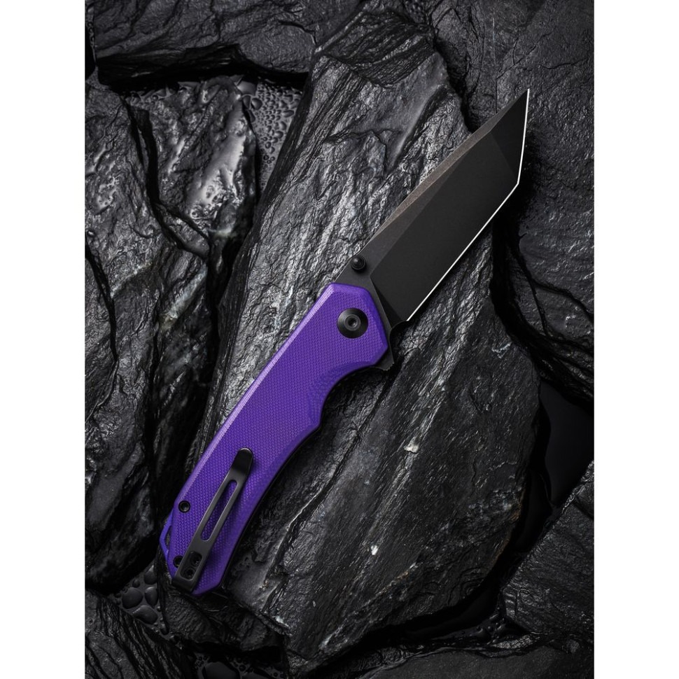 Нож складной туристический Civvi Brazen, (8.8 см) D2 / G10 фиолетовый Киев - изображение 9