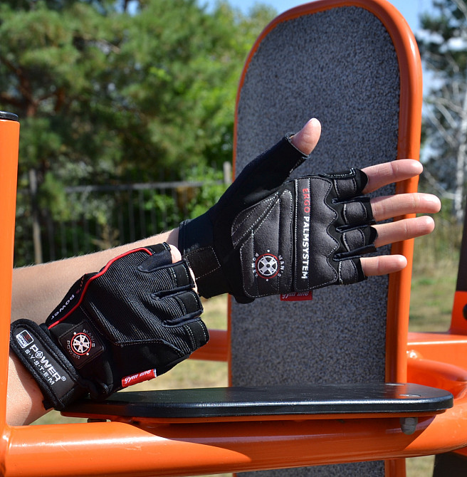 Рукавички для фітнесу Power System PS-2580 Man’s Power Black L Луцк - изображение 8