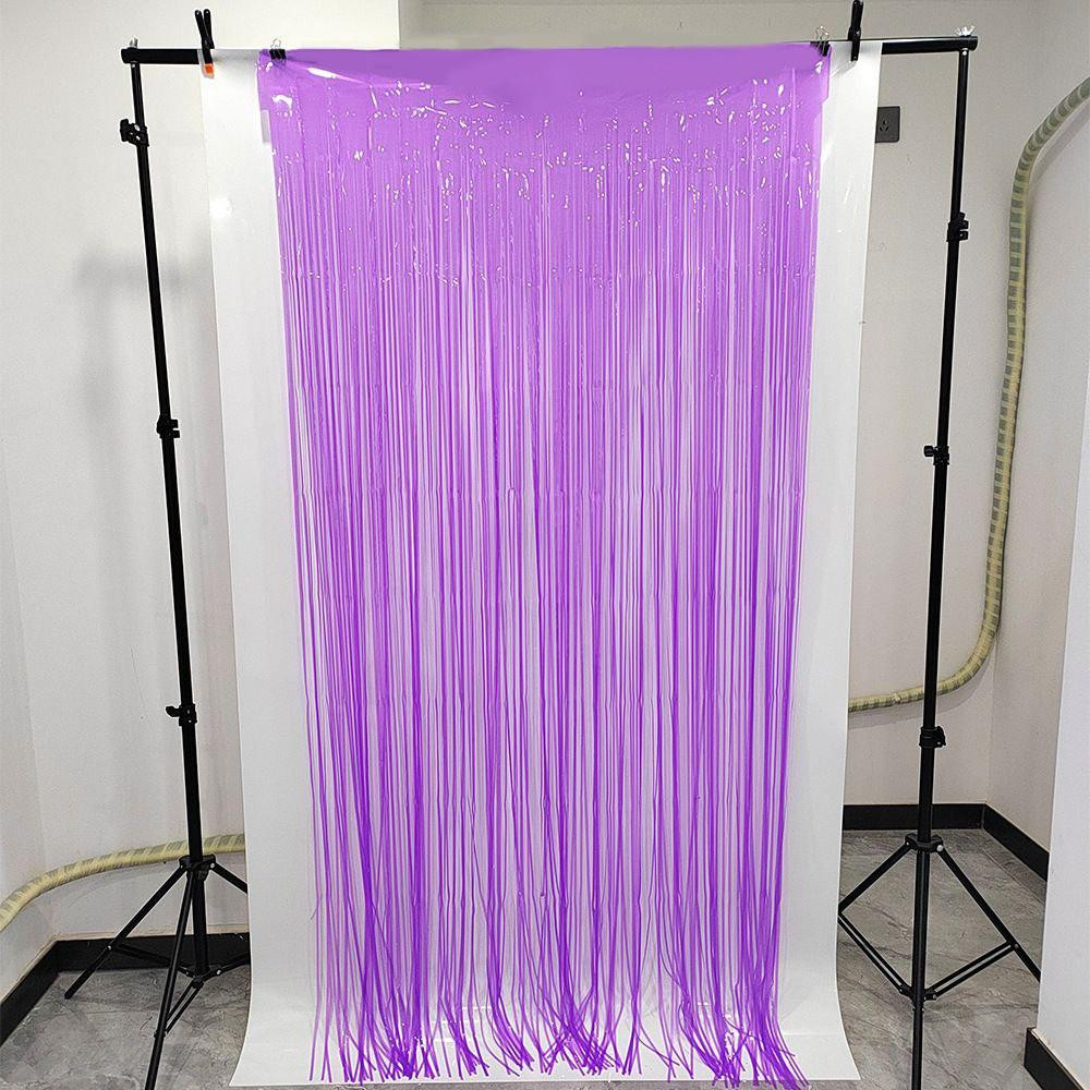 Дощик для фотозони флуоресцентний неоновий 2 м на 1 м бузковий Київ - фото 2