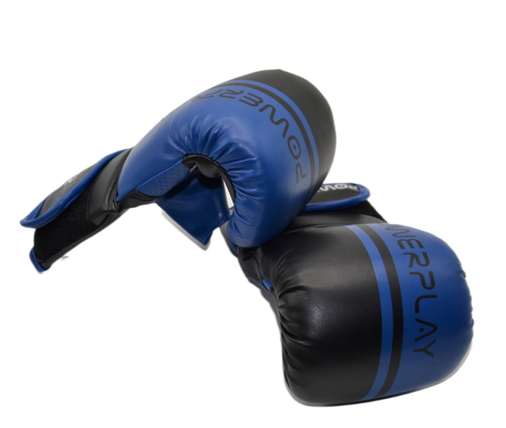 Снарядні рукавиці PowerPlay 3025 Чорно-Сині S Луцьк - фото 10