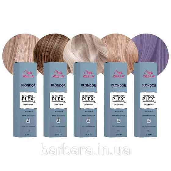 /36 Тонирующий крем Wella Blondor Plex  /36 Crystal Vanilla 60 мл Київ