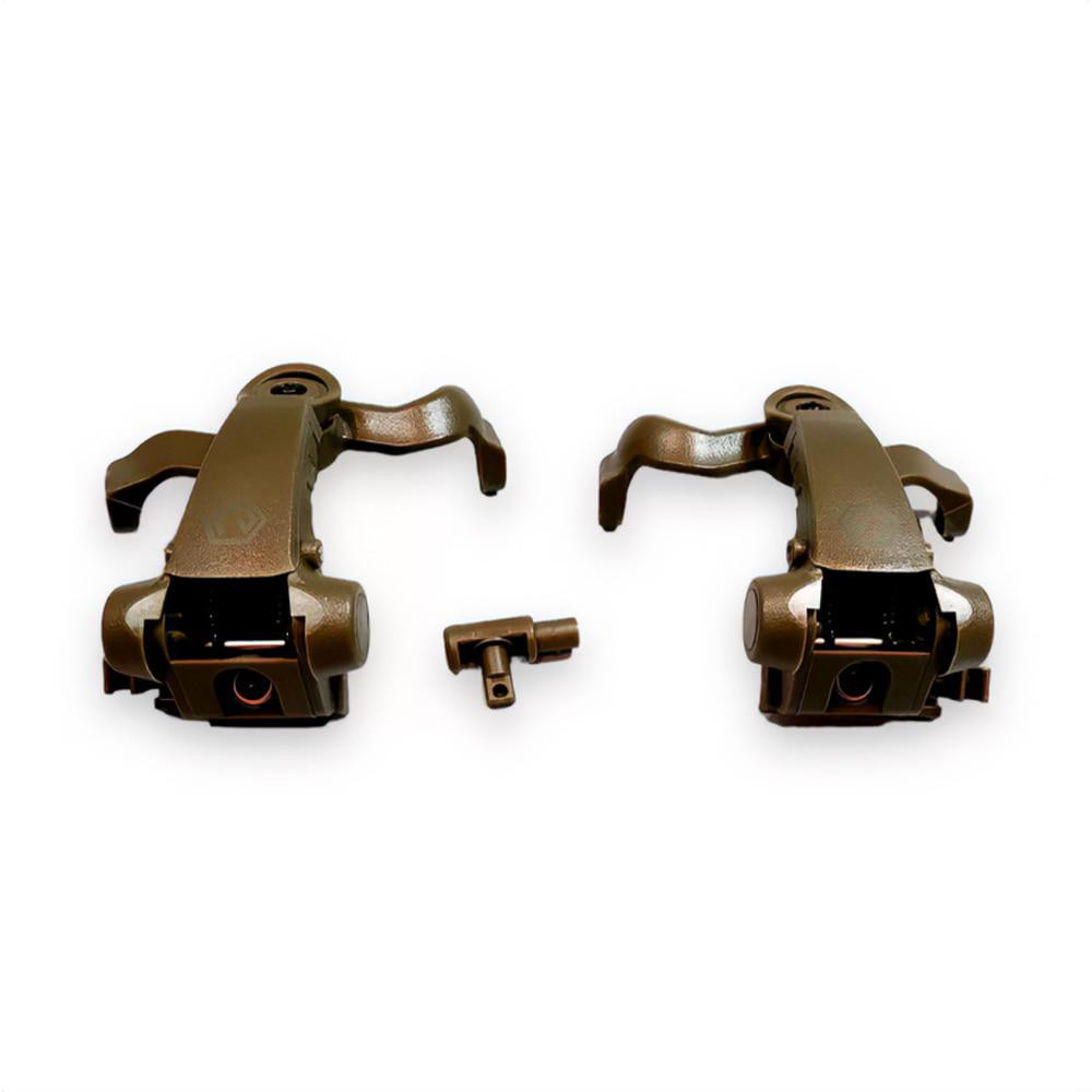 Адаптер на шолом «чебурашка» Earmor M16 ARC (CB) Coyote Brown для навушників M32 MARK3 (96-00038) Киев - изображение 6