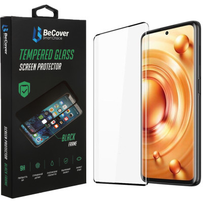 Стекло защитное BeCover Xiaomi 12 Lite Black (708560) Винница - изображение 1