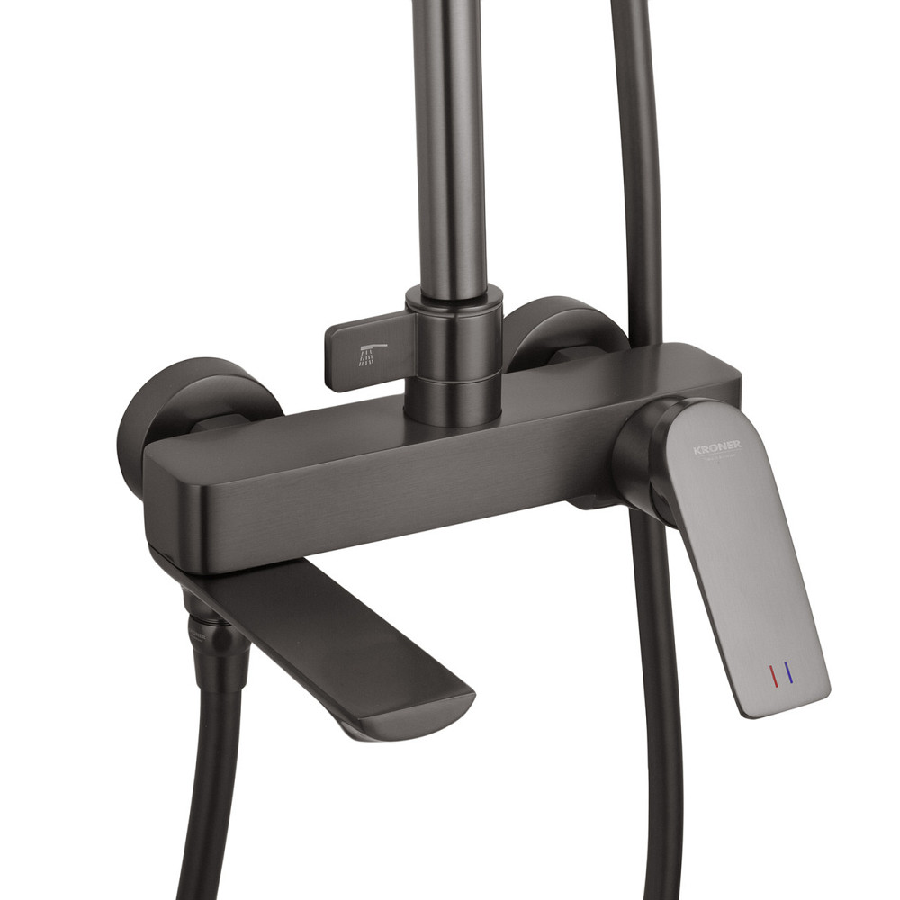 Набор 2 в 1 душевая система Kroner Graz-GRP063 + смеситель Graz-GRP010 Киев - изображение 5