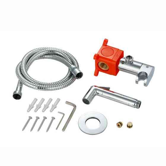 Набір для гігієнічного душу Qtap Inspai-Varius округлий прогресивний картридж QTINSVARCRMV00440601 Chrome Київ