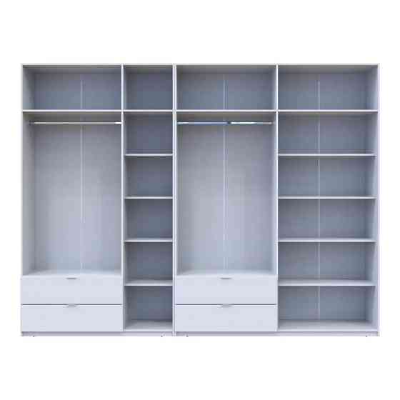 Шкаф для одежды Doros Лукас Белый 3+4 ДСП 315х50х240 DRS-011689 (42005134) Львов