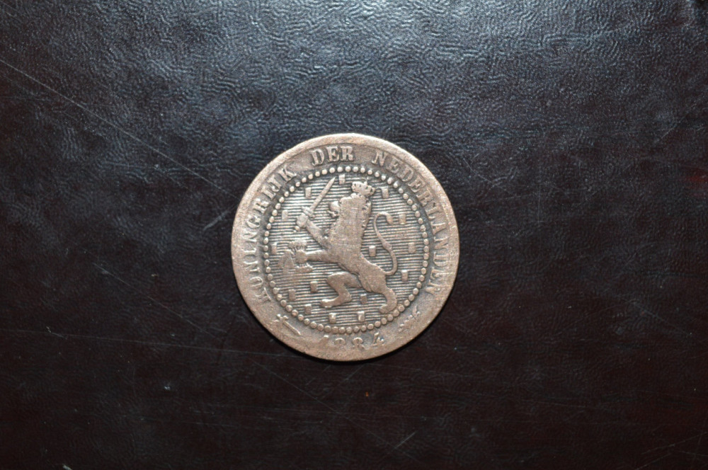 Нідерланди 1 цент 1884 р Полтава - фото 1