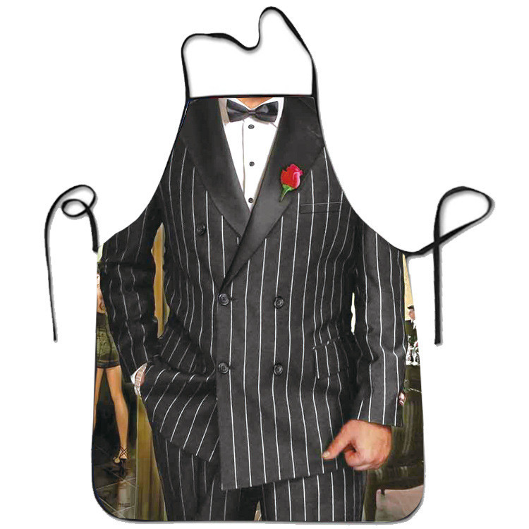 Прикольный фартук для мужчин Костюм 75 на 60 см разноцветный Киев - изображение 1