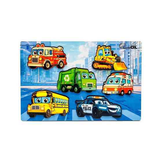 Деревянный пазл-вкладыш 