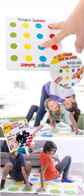 Аркадна гра "Твістер" Once Up Once Down 2в1 Ramiz, 138 х 168 см Київ - фото 4