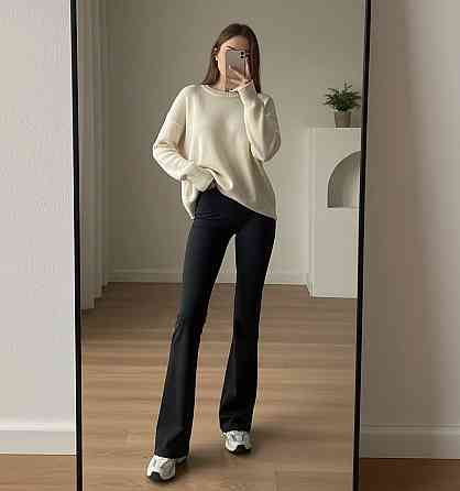 Жіночі класичні теплі штани-лосини мікродайвінг начіс 46/50 Одеса