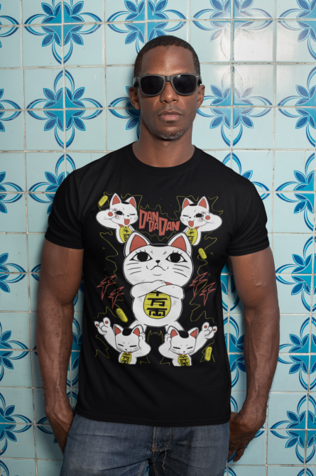 Футболка для хлопчика з аніме принтом Дандадан Джапанаісе Аніме Манга оверсайз (зріст від 165 до 180) Чорний AnimeJ0785m Дніпро - фото 4