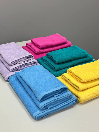 Полотенце однотонное Ideal Textile 40х70 см 400 г/м2 (56860905) Блакитний 1 шт Черновцы - изображение 3