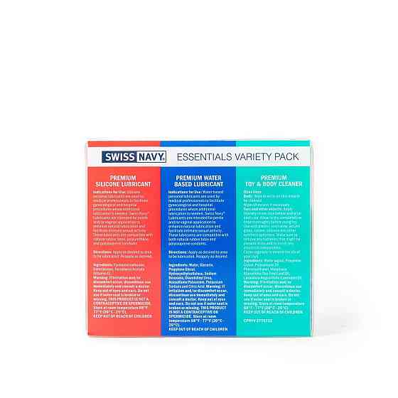 Набор Swiss Navy Essentials Variety Pack 3 х 30 мл (срок 21.01.2027) Sex Aura Киев