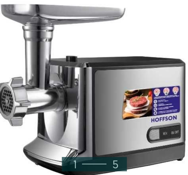 Электро- Мясорубка Новая: Hoffson HFMG- 3033TG. Киев - изображение 1
