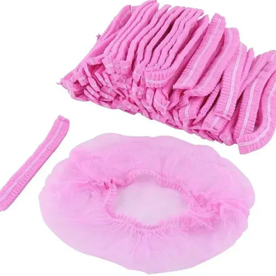 Шапочки медичні CEROS 10 г 21 Блакитні 100 шт./пач. Рожевий Київ