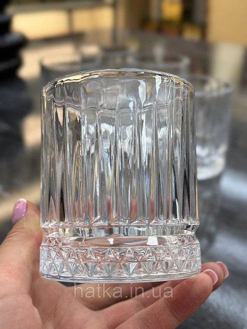 Набір склянок OLens "Спрейлайн" 370 мл 6 шт.низький прозорий для дому та ресторанів 102-693 Київ - фото 2