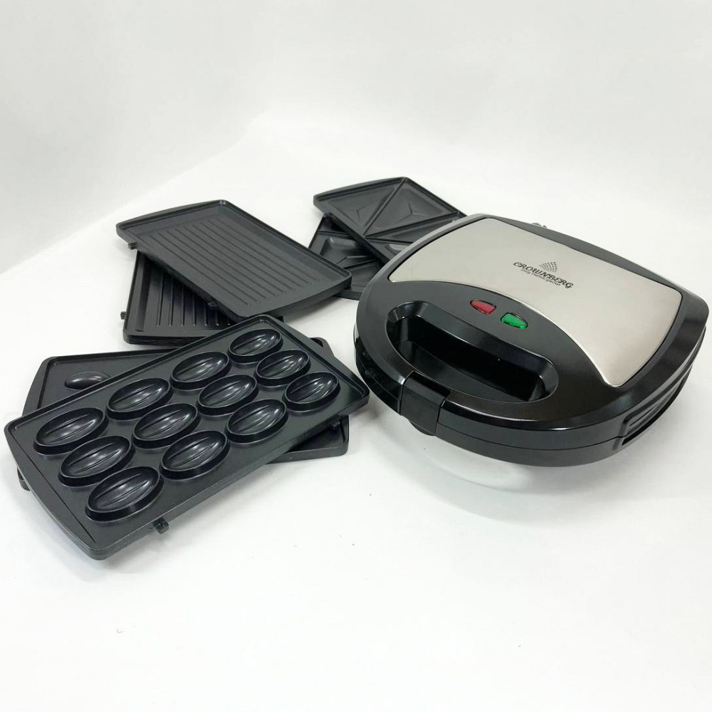 Гриль з притиском для кухні, Бутербродниця для сендвічів з антипригарним покриттям FU-44 Івано-Франківськ - фото 10