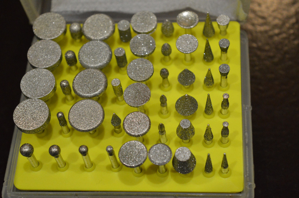 Набор алмазных фрез для гравера 50 шт Полтава - изображение 1