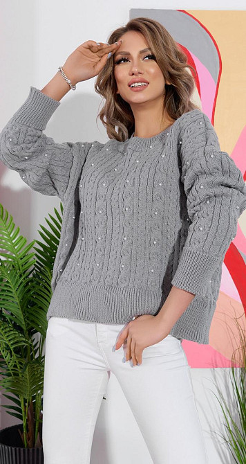 Свитер с жемчугом (46-48) Киев - изображение 3