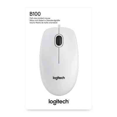 Мишка Logitech B100 White (910-003360) Вінниця
