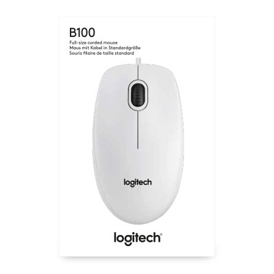 Мишка Logitech B100 White (910-003360) Вінниця - фото 4