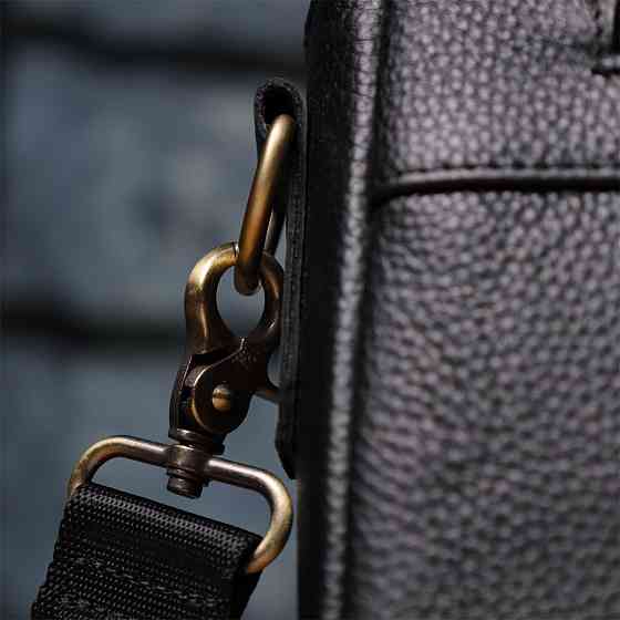 Портфель для чоловіків з натуральної шкіри Vintage 23041 Чорний Київ