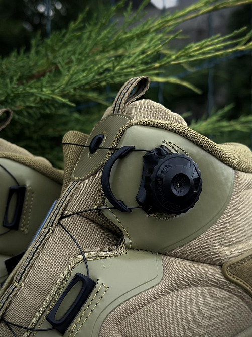 Тактические ботинки койот цвета для мужчин, демисезонная военная обувь, комфортные и износостойкие Львов - изображение 9