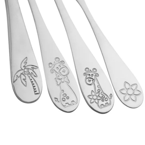 Набір дитячих столових приборів 4 предмети нержавіюча сталь 5335 KAMILLE Житомир - изображение 3