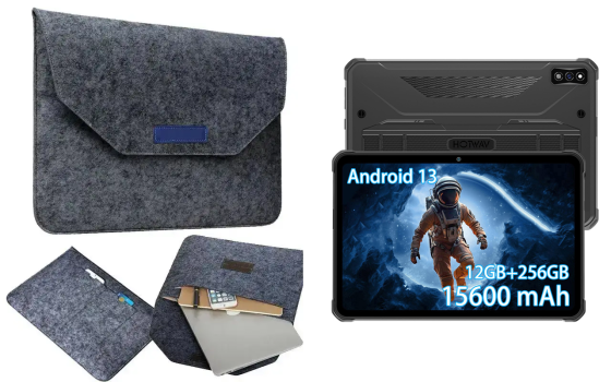 Сумка Wool із войлока для планшета Hotwav R10 Pro Київ