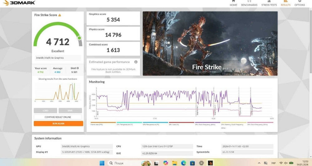 Dell Latitude 7530 Core i7-1270P/ RAM 16 Gb/ SSD 1 Tb/ 15,6