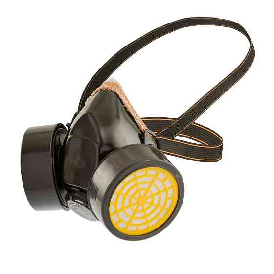 Респіратор-напівмаска протипиловий MASTERTOOL FFP2 R EN 149 2 змінні протигазові фільтри 82-0187 Коломия