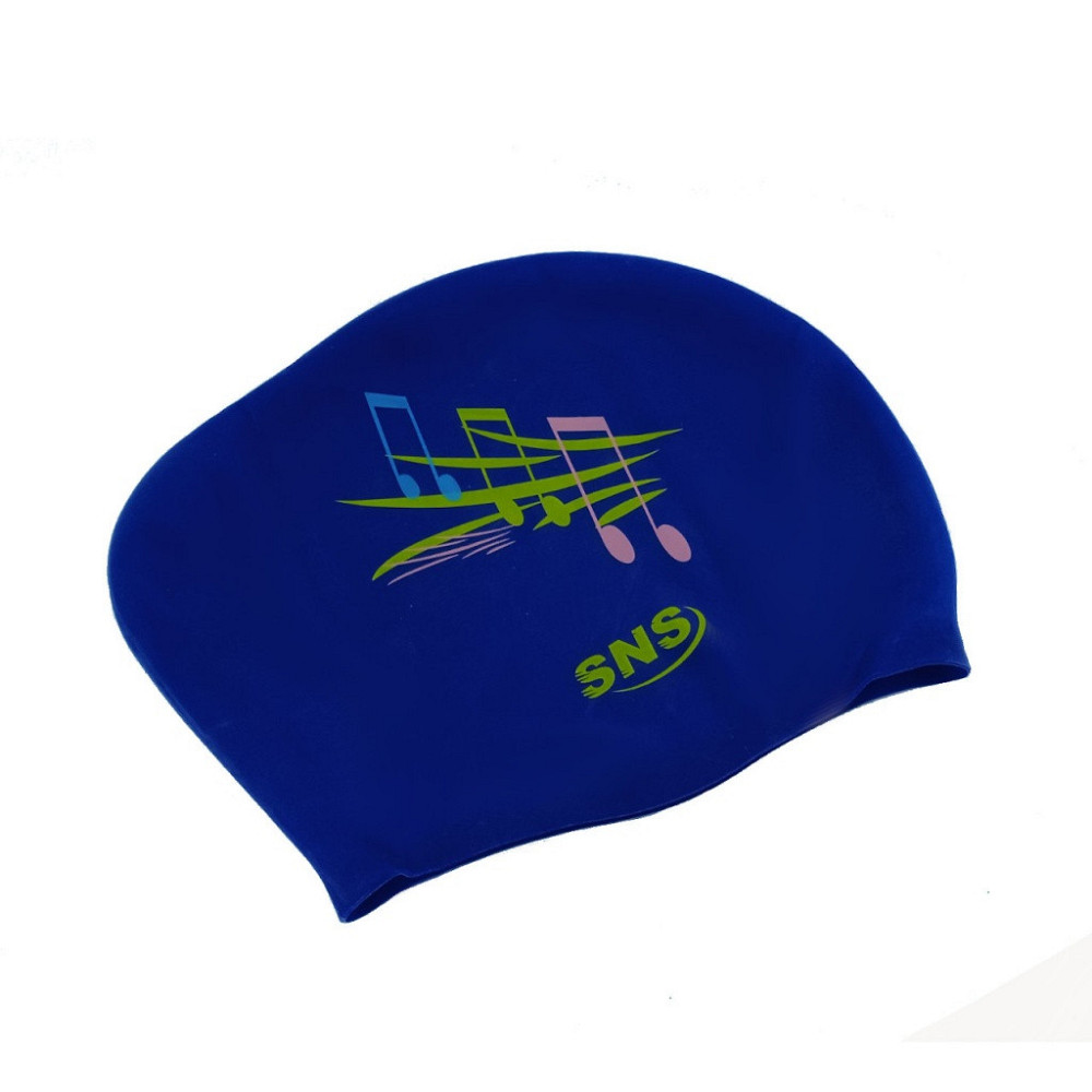 Шапочка для плавання для довгого волосся Music SNS KW-1 Вишневе - фото 3