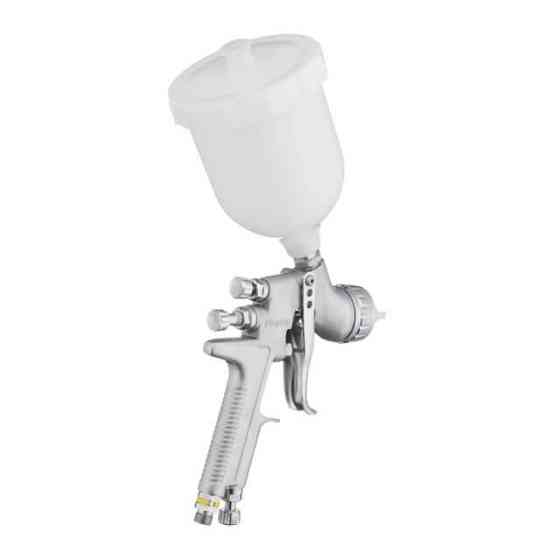 Фарбопульт пневматичний LVMP, професійний, форсунка: 1,4 мм, верхній пластиковий бачок: 600 мл, 2 бар, STORM INTERTOOL PT-0115 Київ