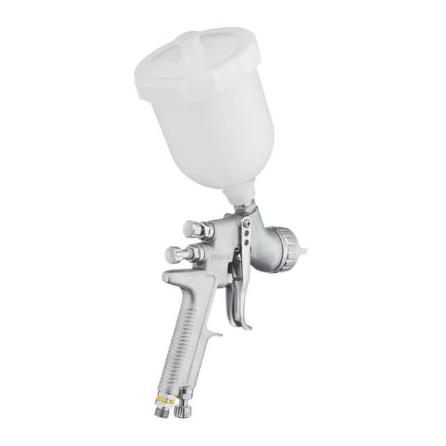 Фарбопульт пневматичний LVMP, професійний, форсунка: 1,4 мм, верхній пластиковий бачок: 600 мл, 2 бар, STORM INTERTOOL PT-0115 Київ - фото 5