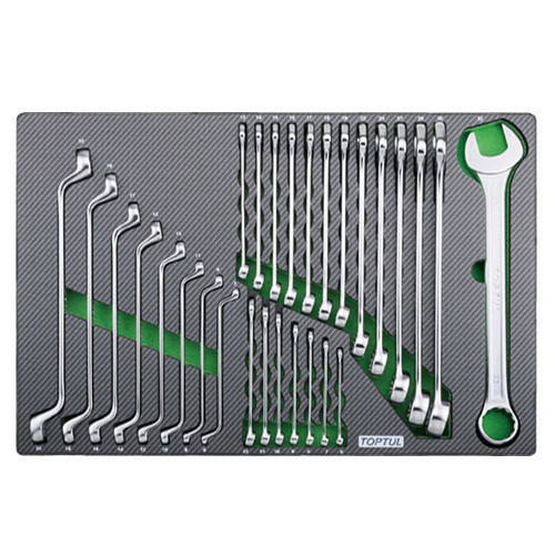 Набір ключів комбінованих і накидних 6-32мм 28ед.(в ложементі) TOPTUL GED2820 Одеса - фото 1