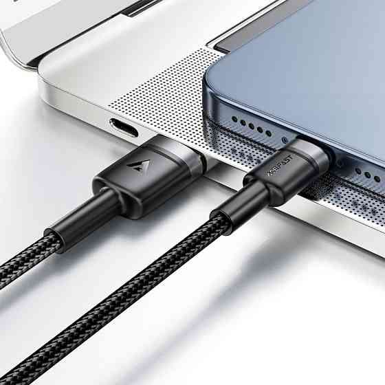 Кабель USB 2.0 AM-Type-C M, 1.2 м, 60W aluminum alloy Black, C22-04 Acefast Вінниця