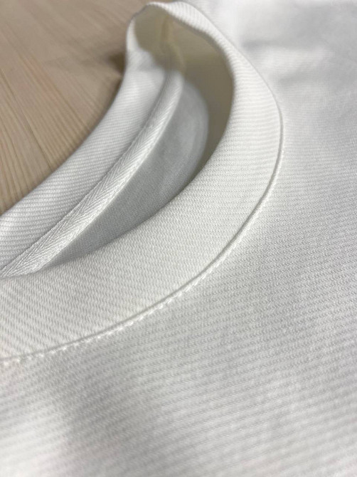 Світшот жіночий U S 36918 оверсайз рубчик діагональ вишивка “in”, білий, one size Київ - фото 14