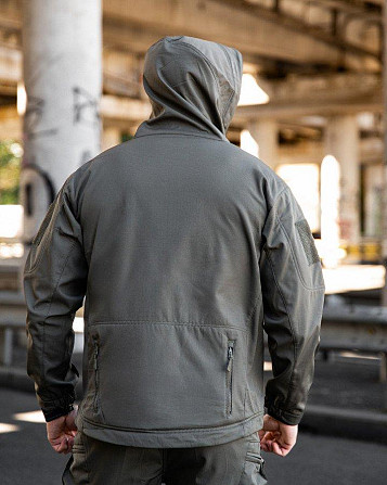 Міська тактична куртка MAXIMUS софтшел light grey ПП7983 Київ - фото 6
