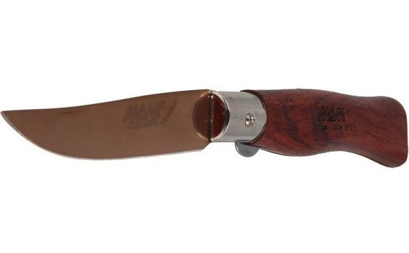 Універсальний Складаний Ніж із замком 9 см MAM "Bronze Titanium" Bubinga Wood (2009) Нержавіюча сталь Нововолинськ - фото 5