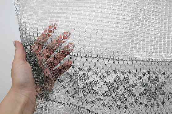 Тюль сітка, висотою 1,5м "Juli" колір сірий 1232т Київ