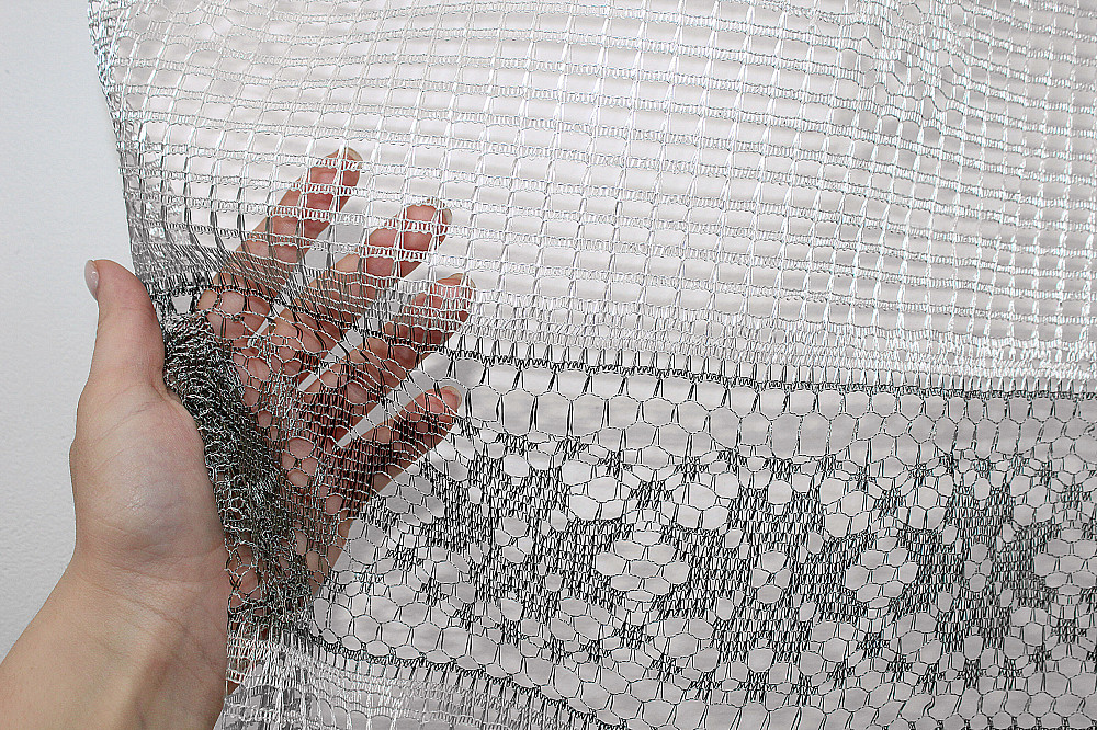 Тюль сітка, висотою 1,5м "Juli" колір сірий 1232т Київ - фото 2