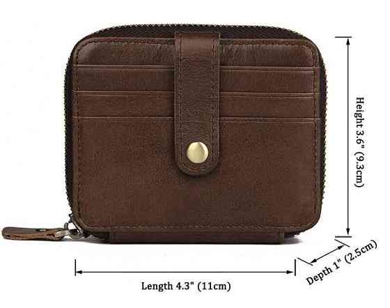 Візитниця Vintage 14604 Коричнева Київ