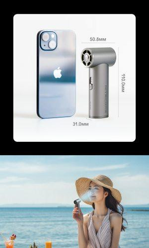 Вентилятор Nitecore NEF01 + Power Bank 4000mAh USB-C Синій Вінниця - фото 9