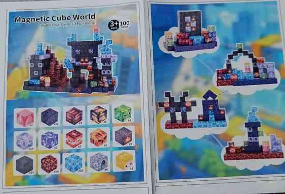 Магнітний конструктор майнкрафт 100шт. Харьков