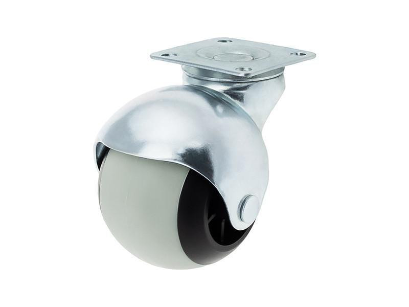 Мебельное колесо с площадкой резина 50мм Харьков - изображение 1