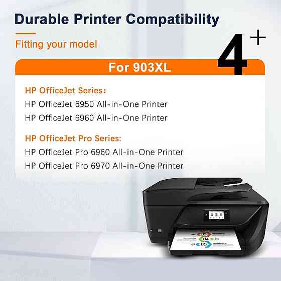 Универсальная упаковка картриджей Colorking 903XL для HP OfficeJet Pro 6950 6970 6760 Днепр